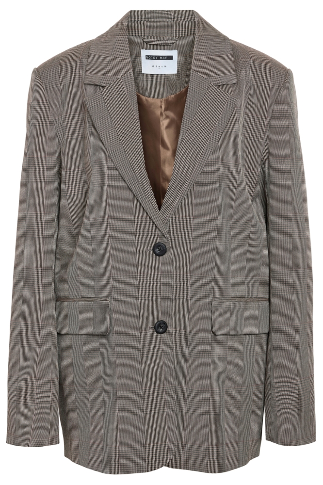 NMWERA CHECK BLAZER FWD 27035182 Toasted Coconut/WINDSOR WINE